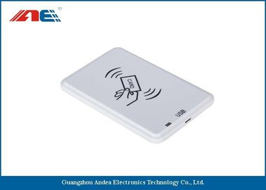 RFID خواننده White HF USB برای برچسب های RFID Passive پشتیبانی از الگوریتم ضد Collision