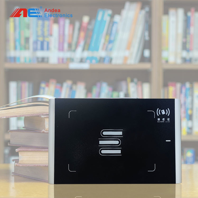 پد محافظ فلزی RFID Reader RFID USB Reader Writer برای ایستگاه کاری کتابخانه 13.56 مگاهرتز HF ISO15693
